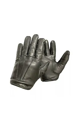 Tactical Police Leather Kevlarliner Cut Resistant Patrol Duty Search Gloves • $16.99