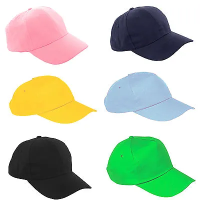 £4.99 • Buy Plain Baseball Cap Boy Girl Adjustable Children Snapback Kids Hat Sport Hats LA