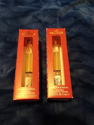 Hollister (combo Of 2 Boxes) MALAIA & SOCAL ROLLERBALL Perfume 2 X 0.17 Oz/5mL  • £19