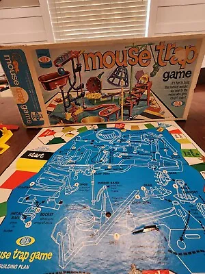 Vintage 1963 Mouse Trap Game By Ideal: Near Complete Great Shape • $30