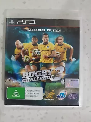 Rugby Challenge 3  Wallabies Edition Rare  PS3 • $39