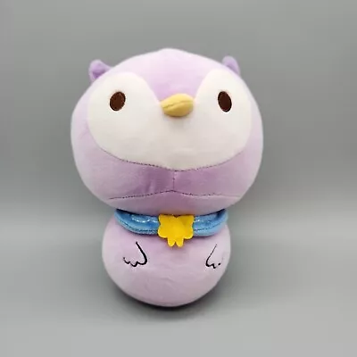 Mewaii Mushroom Family Owl Plush Purple 9  Squishy Soft Stuffed Animal Toy White • $9.95