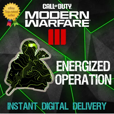 ENERGIZED OPERATION STICKER - Call Of Duty Modern Warfare III MWIII MW3🔥 • $124.32