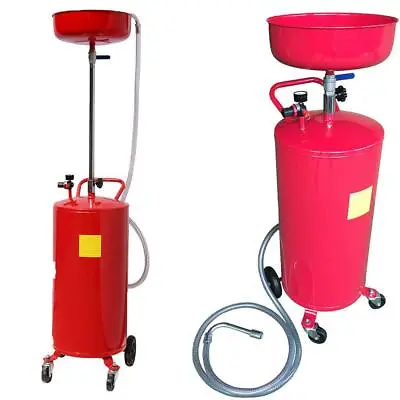 $167.18 • Buy 20 Gallon Portable Waste Oil Drain Tank Air Operated Drainage Adjustable Height