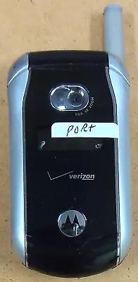 Motorola V Series V265 - Black And Silver ( Verizon ) Rare Cellular Flip Phone • $6.79