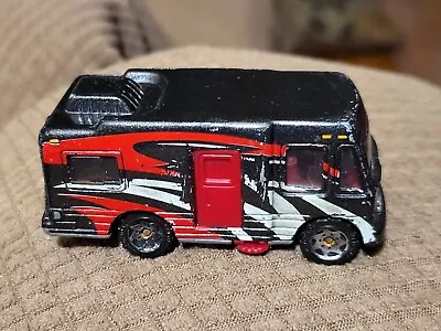 Matchbox Truck Camper 1998 Black Red Gold C124A • $10.48