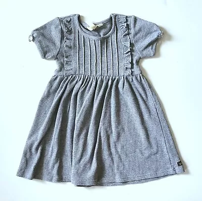 Matilda Jane 6 Happy & Free Vault Barnacle Grey Thermal Dress LA1-216 • $29.74