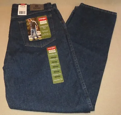 NWT Wrangler  Five Star  Premium Denim Jeans 36x32  Regular Fit • $14.99