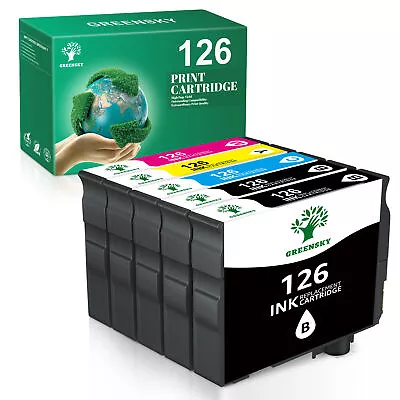 Compatible For Epson 126 Ink Cartridge WorkForce 435 520 545 60 630 633 635 645 • $9.95