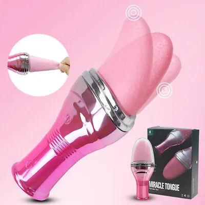 $24.95 • Buy Clitoris Vibrator Licking Tongue Dildo G-Spot Nipple Clit Stimulator USB Sex Toy