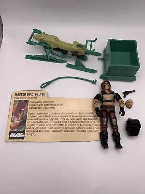 Vintage GIJoe ARAH Cobra Zartan 100% Complete With Filecard Hasbro Tight • $26.52