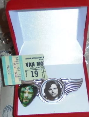 Van Morrison Concert Wing Jacket Pin Love Music Girl Gloria Honey Ticket Astral  • $46.79