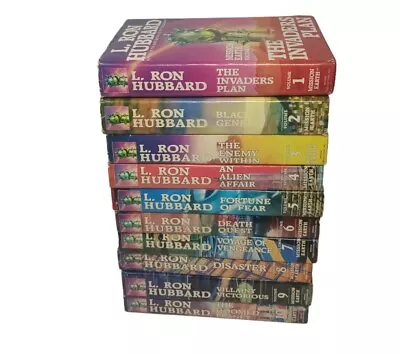 Mission Earth Books By L. Ron Hubbard Volume 1-10 Hardcover Book Club Edition  • $65