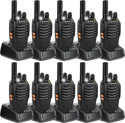 Retevis H777Plus Walkie Talkies FRS Long Range CTCSS/DCS 2W Two Way Radios 10pcs • $98.99