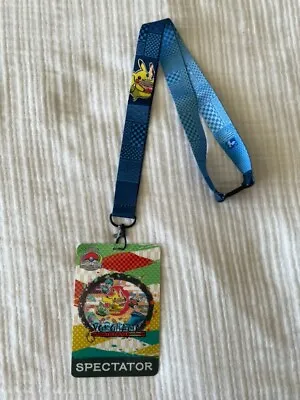 Yokohama Worlds 2023 WCS2023 Pokemon Spectator Badge Pass Lanyard Pikachu • $30