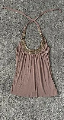 Forever 21 Small Brown Halter Neck Top • £1.75