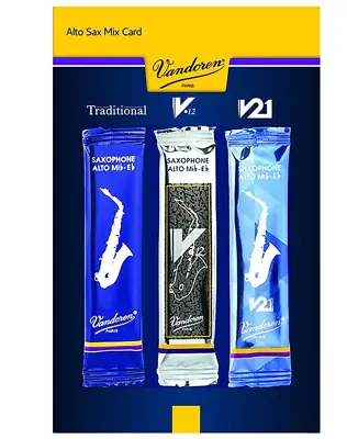 Vandoren Alto Sax Classical 3 Reed Mix Card • $25.95