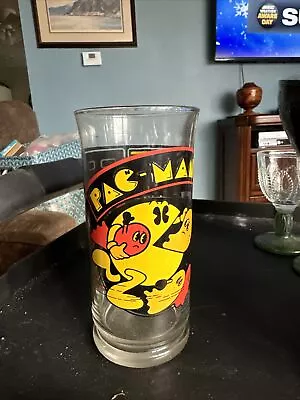 Vintage PAC-MAN Drinking Glass 1982. Bally Midway Mfg. Co. • $7