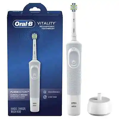 Oral-B Vitality FlossAction Electric Rechargeable Toothbrush Powered By Braun • $17.94