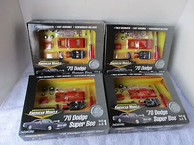 Lot Of 4 American Muscle Diecast 1/64 Model Cars ~ '70 Dodge Super Bee • $12.99