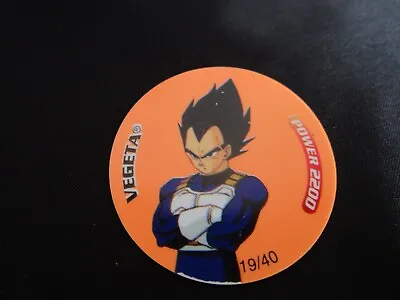 DBZ Tazo Vegeta 19/40 - FLURO Disk - Series 1 - Power 2200 • $11