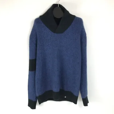 Marc Ecko Cut & Sew Armband Shawl Rib Pullover Sweater Men's 2XL Long Sleeve • $29.99