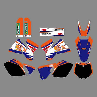 Graphics Kit Decals Stickers For KTM 125 200 250 380 400 520 SX 1998-2000 • $54.99