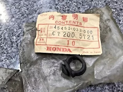 Honda C200 C201 CA200 CB450 CD90 CT50 CT90 CT200 Grommet Cable NOS 45451-033-000 • $29.99