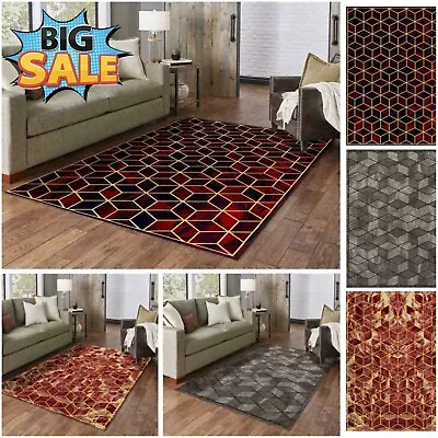 Soft Design Large Area Rug Hallway Runner Living Room Bedroom Carpet Kitchen Mat • £37.85