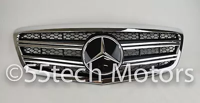 Mercedes W221 2010~2013 S-Class S550 S65 S600 Grill Grille BLACK Distronic A7 ✅  • $189.99