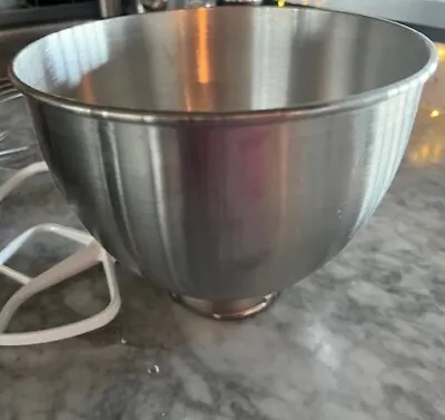 KitchenAid K45 Metal 4.5 Quart Mixing Bowl With Twist Lock Base No Handle • $25