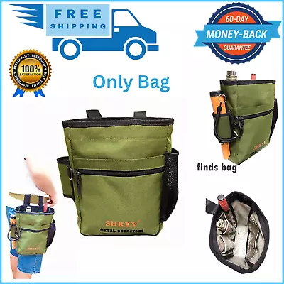 Shrxy Metal Detecting Finds Bag Waist Digger Pouch Tools Bag For PinPointer Garr • $29.99