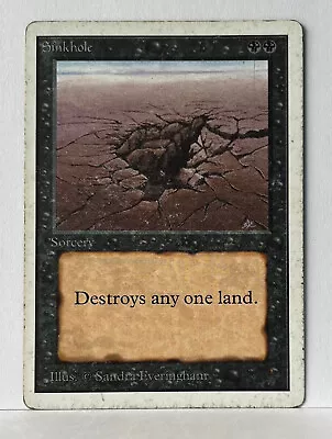 MtG Sinkhole (Unlimited) Heavily Played • $7