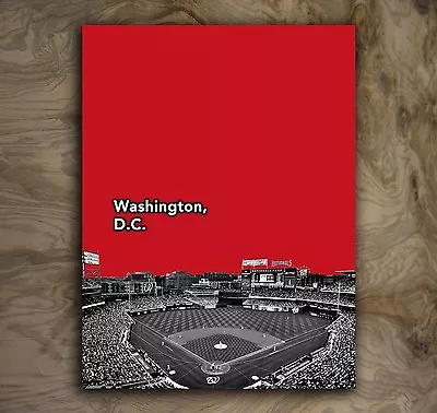 Washington Nationals Sports Poster MLB Art Print Rare Hot New 12x16  • $14.99