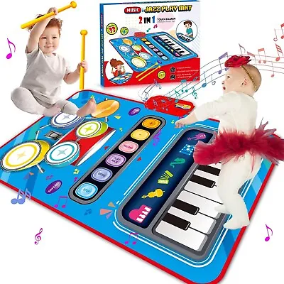 Toys For 1 Year Old Boys Gifts2 In 1 Piano Mat Toddler Toys Age 1-2 Year Old • $19.50