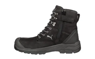 $224.99 • Buy PUMA Conquest ZIP Sider BLACK 630737  WORK BOOTS Top Of The Range PUMA Boot Shoe