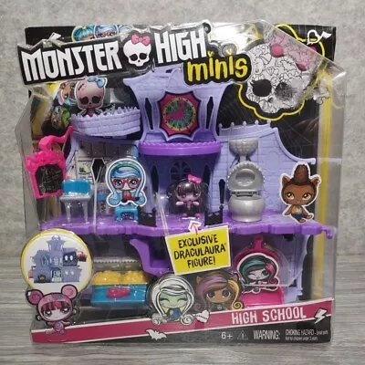 Monster High Minis Playset With Exclusive Draculaura Figure ~ New • $38.95