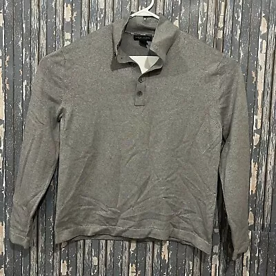 Banana Republic Cashmere Blend High Neck Sweater Gray Mens Large • $14.30