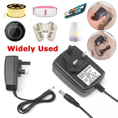 24V 1A Transformer Power Adapter Battery Charger AC/DC Adapter 3 Pin UK Plug • £5.59