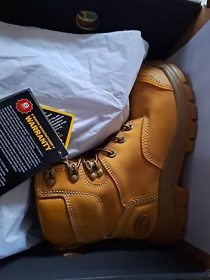 Oliver Work Boots 55332Size 6.5 Aus Wheat Steel Cap Safety. Lace-Up (No Zip).  • $125