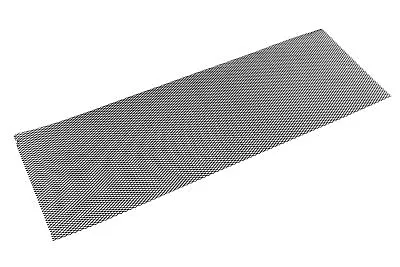 $29.95 • Buy Universal Black Aluminium Racing Hex Mesh Grill Woven Sheet Spoiler Bumper Vent