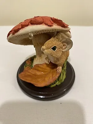 Country Artists Mouse With Fly Agaric Figurine • £12