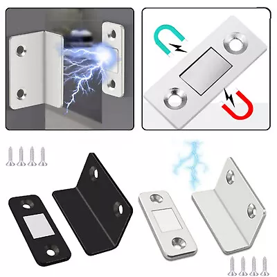 2+2 FREE Very Strong Magnetic Catch Latch Ultra Thin For Door Cabinet Cupboard • £2.80