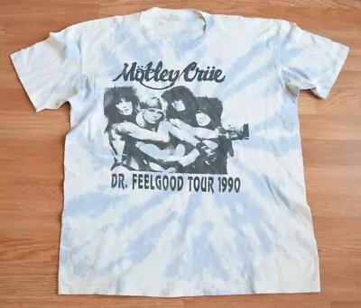 Vintage 1990 Motley Crue Dr Feelgood Tour Shirt Tee L Mötley Crüe Concert • $199.99