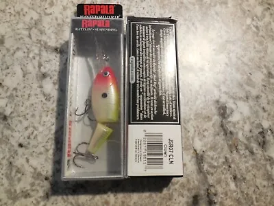 $5.99 • Buy One Rapala JSR 7 JOINTED SHAD RAP LURE - Choice Of 4  Colors You Pick