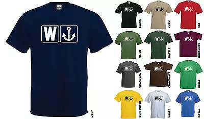 £12.55 • Buy Wanker Funny Anchor T-Shirt - Rude Joke Gift Mens Womens Ladies Stag Hen 