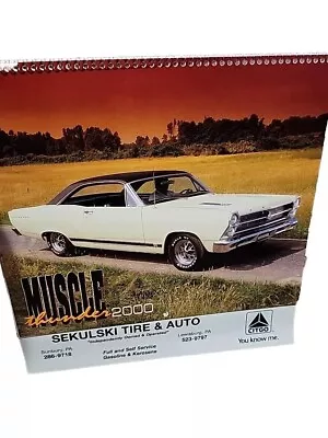 Muscle Big Block Engine Cars Vintage 2000 Calendar Citgo • $17.98