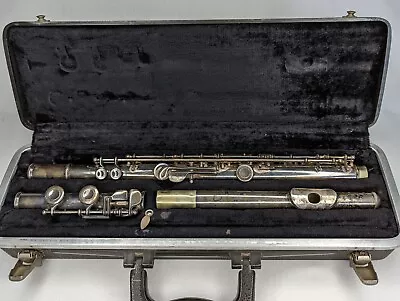 Bundy Flute Selmer Silver Plated  With Hard Carry Case - Untested • $44.99