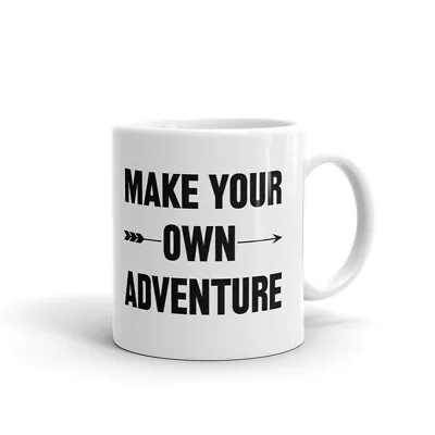 Make Your Own Adventure Coffee Tea Ceramic Mug Office Work Cup Gift • $11.99