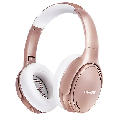 $56.39 • Buy Mpow H19 Bluetooth Headphones Noise Cancelling Wireless Over Ear Bass Headset